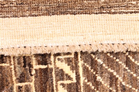 Modern Beige Hand Knotted 311 X 60 Area Rug 254-30078 Image 5