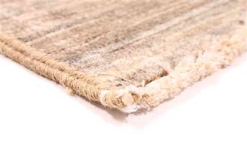 Modern Brown Hand Knotted 39 X 510 Area Rug 254-30079 Image 4