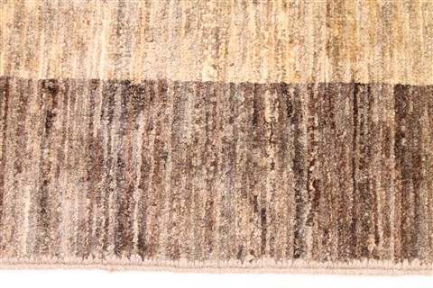 Gabbeh Brown Hand Knotted 311 X 59  Area Rug 254-30080 Image 3