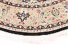 Tabriz Green Round Hand Knotted 82 X 82 Area Rug 254-30082 Thumb 1