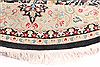 Tabriz Green Round Hand Knotted 82 X 82 Area Rug 254-30082 Thumb 6