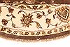 Kashmar Beige Round Hand Knotted 80 X 80 Area Rug 254-30083 Thumb 6