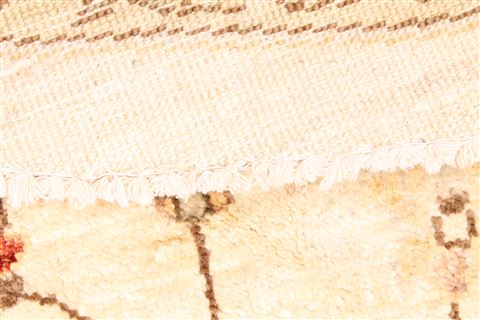 Ziegler Beige Round Hand Knotted 80 X 80 Area Rug 254-30084 Image 4