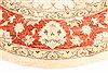 Ziegler Beige Round Hand Knotted 80 X 80 Area Rug 254-30084 Thumb 1