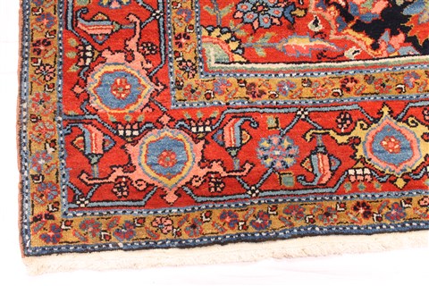 Heriz Purple Hand Knotted 79 X 124 Area Rug 254-30086 Image 1