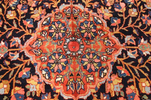 Heriz Purple Hand Knotted 79 X 124 Area Rug 254-30086 Image 2