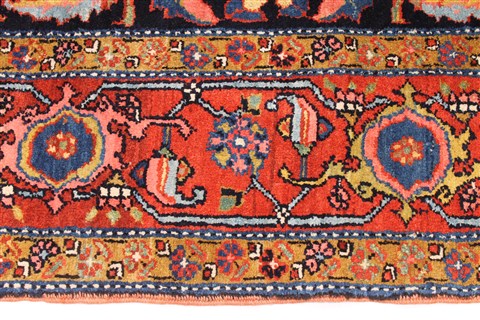 Heriz Purple Hand Knotted 79 X 124 Area Rug 254-30086 Image 3