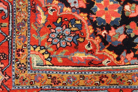 Heriz Purple Hand Knotted 79 X 124 Area Rug 254-30086 Image 4