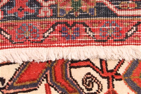 Heriz Blue Hand Knotted 102 X 134 Area Rug 254-30087 Image 5