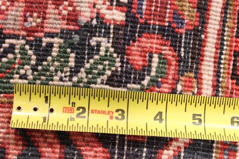 Heriz Blue Hand Knotted 102 X 134 Area Rug 254-30087 Image 6