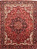 Heriz Blue Hand Knotted 102 X 134 Area Rug 254-30087 Thumb 0