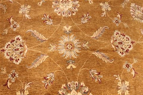 Mahal Beige Round Hand Knotted 118 X 1110 Area Rug 254-30089 Image 2