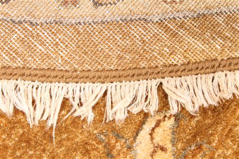 Mahal Beige Round Hand Knotted 118 X 1110 Area Rug 254-30089 Image 6
