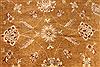 Mahal Beige Round Hand Knotted 118 X 1110  Area Rug 254-30089 Thumb 2