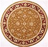 Mahal Beige Round Hand Knotted 118 X 1110  Area Rug 254-30089 Thumb 0