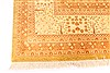 Agra Brown Hand Knotted 82 X 104 Area Rug 254-30094 Thumb 1