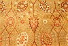 Agra Brown Hand Knotted 82 X 104 Area Rug 254-30094 Thumb 2