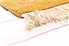 Agra Brown Hand Knotted 82 X 104 Area Rug 254-30094 Thumb 5