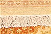 Agra Brown Hand Knotted 82 X 104 Area Rug 254-30094 Thumb 6
