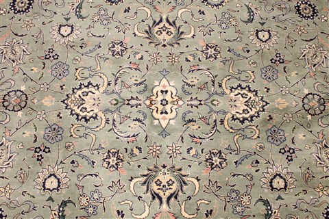 Tabriz Beige Hand Knotted 80 X 100 Area Rug 254-30095 Image 2