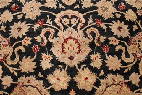 Pishavar Beige Hand Knotted 81 X 911 Area Rug 254-30096 Image 11