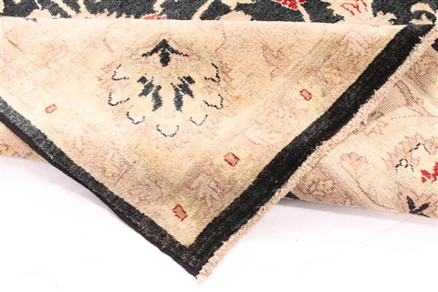 Pishavar Beige Hand Knotted 81 X 911 Area Rug 254-30096 Image 7