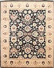 Pishavar Beige Hand Knotted 81 X 911  Area Rug 254-30096 Thumb 0