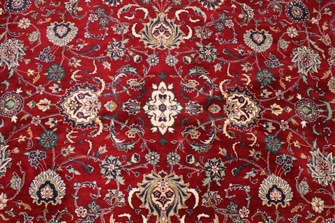 Tabriz Beige Hand Knotted 71 X 101 Area Rug 254-30099 Image 2