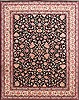 Tabriz Purple Hand Knotted 80 X 102 Area Rug 254-30100 Thumb 0