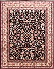 Tabriz Purple Hand Knotted 80 X 102  Area Rug 254-30100 Thumb 0