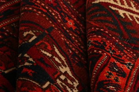 Bokhara Red Hand Knotted 35 X 411 Area Rug 253-30101 Image 2