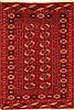 Bokhara Red Hand Knotted 35 X 411 Area Rug 253-30101 Thumb 0