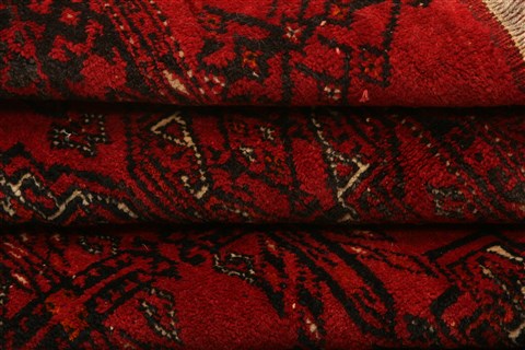 Bokhara Red Hand Knotted 32 X 57 Area Rug 100-30102 Image 3