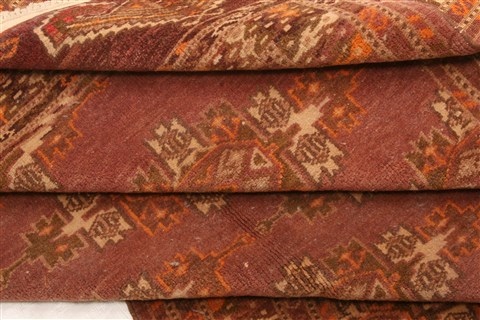 Bokhara Purple Hand Knotted 42 X 64 Area Rug 253-30108 Image 3