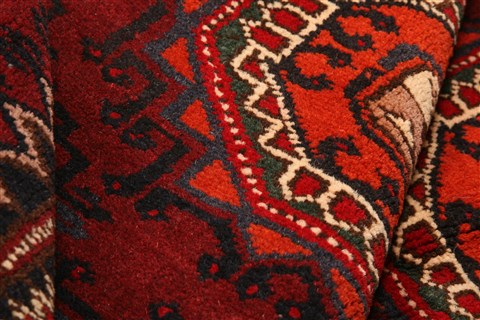 Kunduz Red Hand Knotted 47 X 64 Area Rug 253-30116 Image 2