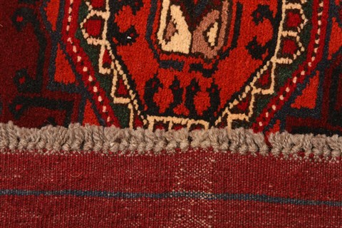 Kunduz Red Hand Knotted 47 X 64 Area Rug 253-30116 Image 4