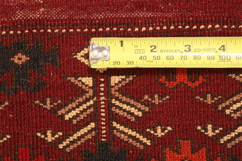 Kunduz Red Hand Knotted 47 X 64 Area Rug 253-30116 Image 5