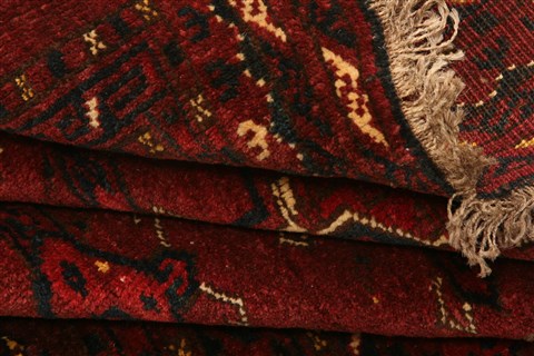 Turkman Red Hand Knotted 33 X 52 Area Rug 253-30117 Image 3