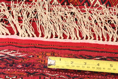 Bokhara Red Hand Knotted 40 X 55 Area Rug 253-30119 Image 4
