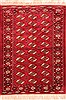 Bokhara Red Hand Knotted 40 X 55 Area Rug 253-30119 Thumb 0