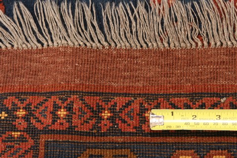 Bokhara Blue Hand Knotted 49 X 511 Area Rug 253-30120 Image 4