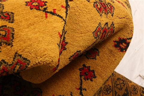 Baluch Yellow Runner Hand Knotted 25 X 56 Area Rug 253-30122 Image 1