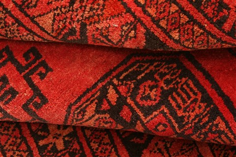 Bokhara Red Hand Knotted 35 X 66 Area Rug 100-30123 Image 3