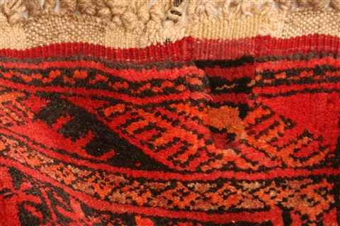 Bokhara Red Hand Knotted 35 X 66 Area Rug 100-30123 Image 4