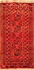Bokhara Red Hand Knotted 35 X 66 Area Rug 100-30123 Thumb 0
