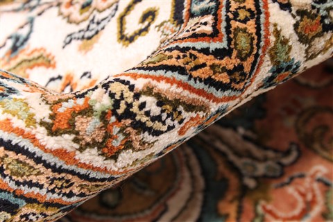 Kashmir Beige Hand Knotted 120 X 180 Area Rug 254-30126 Image 2