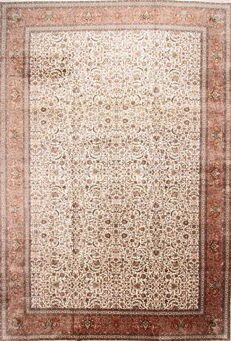 Kashmir Beige Hand Knotted 120 X 180 Area Rug 254-30126 Image 0