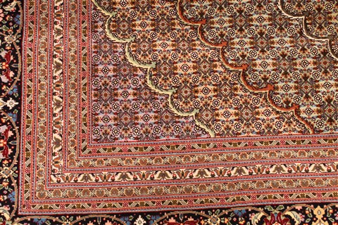 Mahi Brown Hand Knotted 119 X 161 Area Rug 254-30129 Image 3