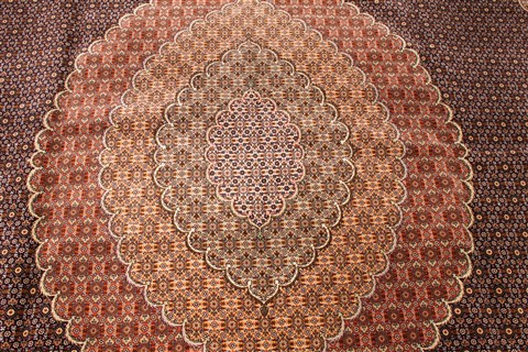 Mahi Brown Hand Knotted 119 X 161 Area Rug 254-30129 Image 4