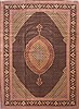 Mahi Brown Hand Knotted 119 X 161  Area Rug 254-30129 Thumb 0